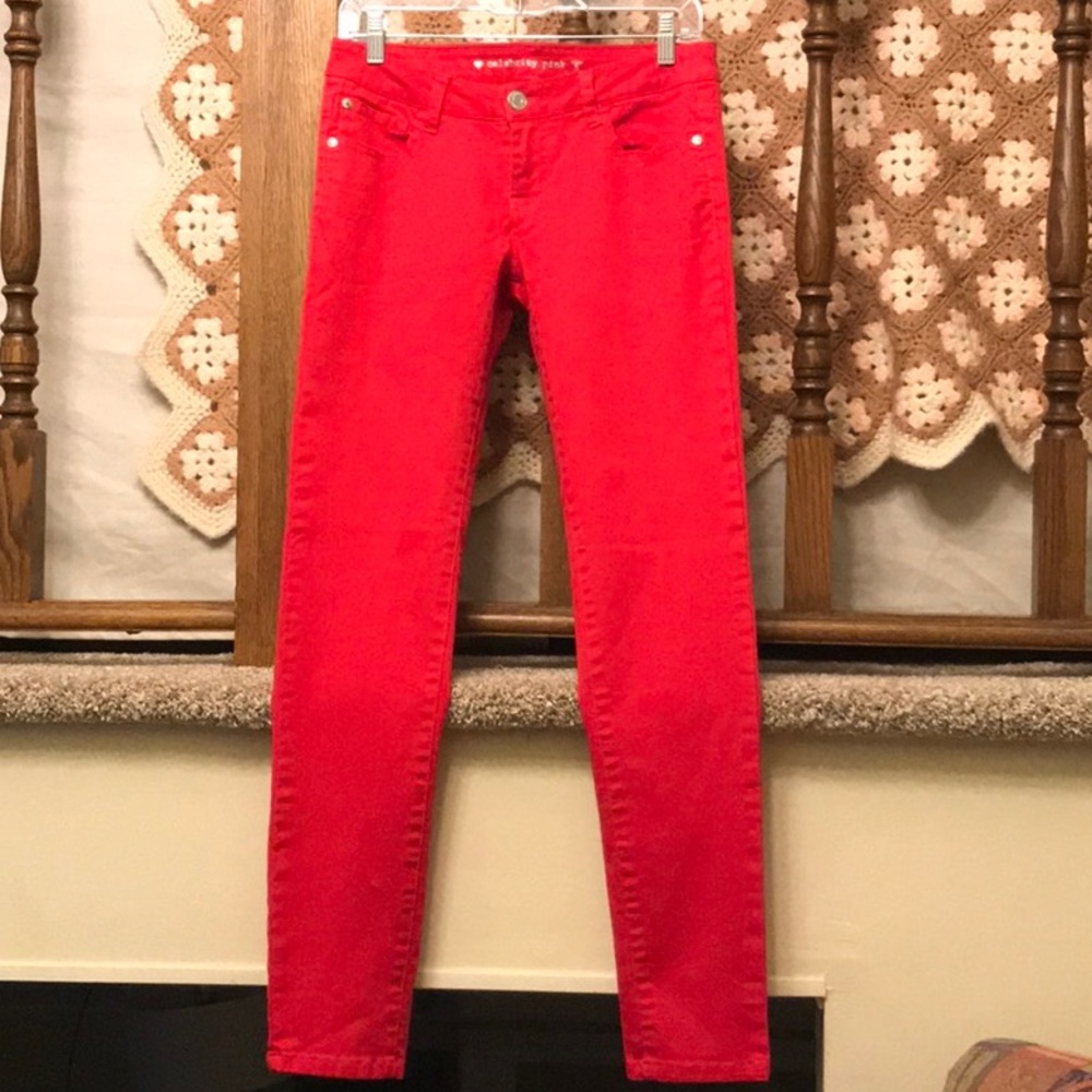 Red Skinny Jeans - size 5